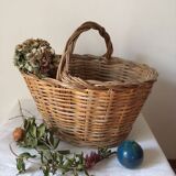 Big woven wicker basket