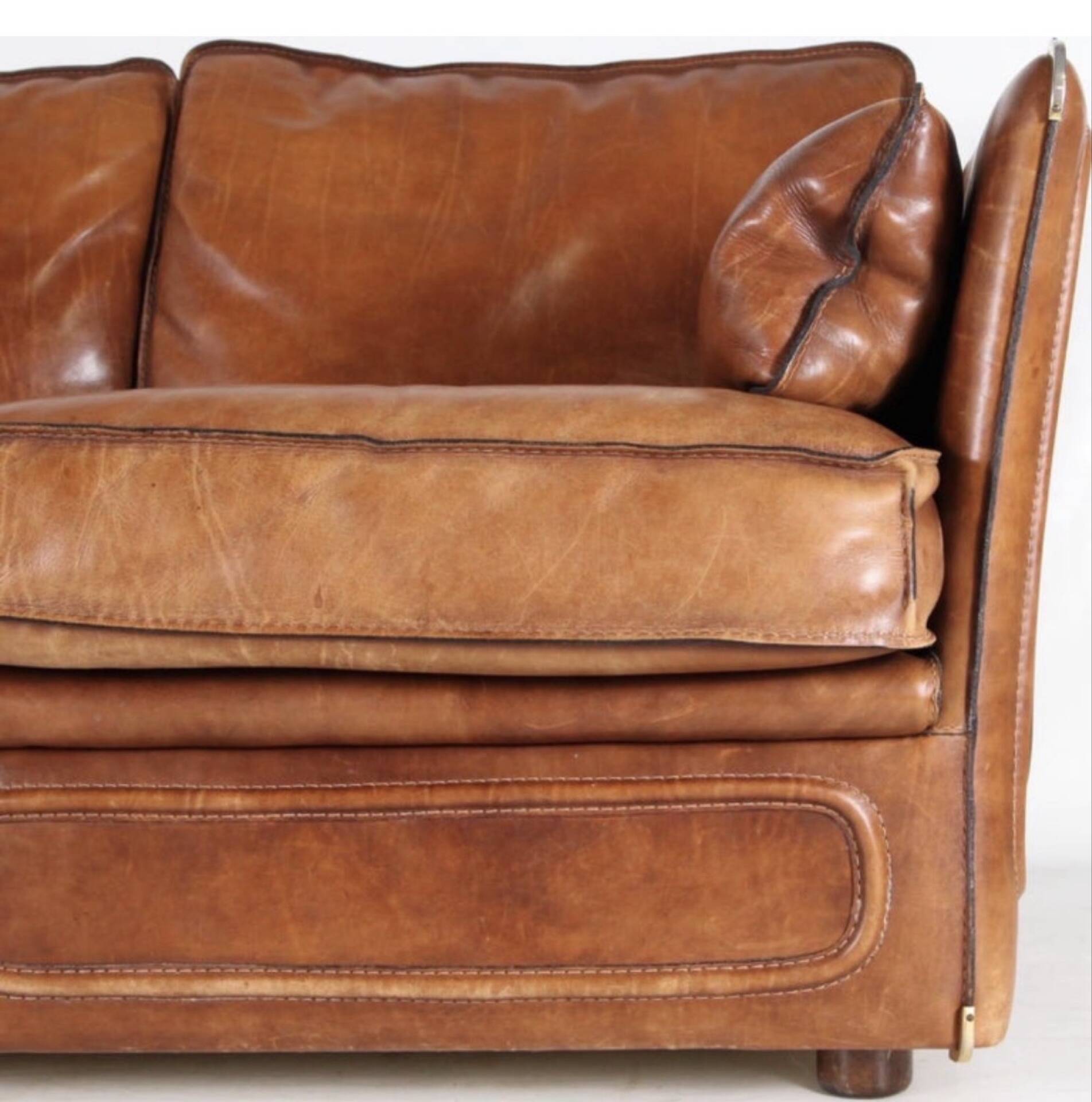 Canapé cuir 3 places Roche Bobois