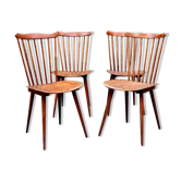 4 chairs Baumann bistro Menuet 60s