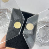 Baccarat table candlesticks Harcourt model crystal