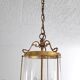 Old entrance hall lantern - 3 fires - convex glass - 50s