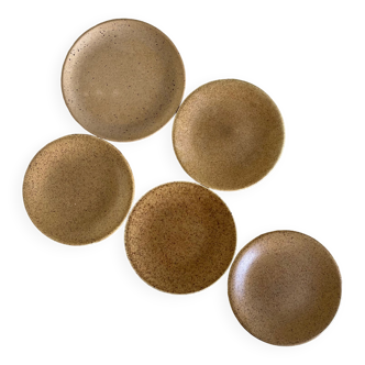 Stoneware dessert plates