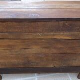 Antique sideboard from the end of the 19th century, 2 doors, 2 drawers, shelf in its patina