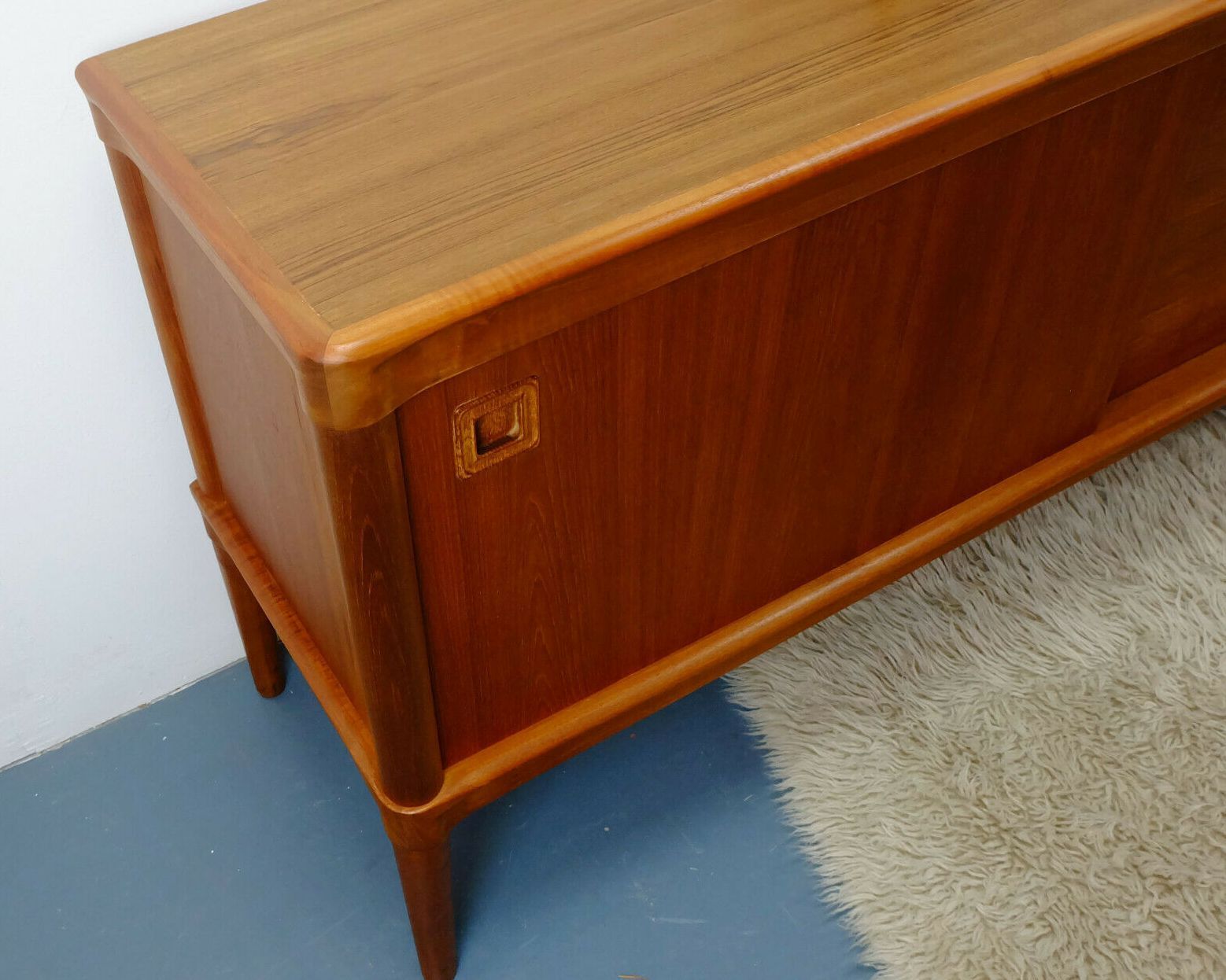 h. w. klein for bramin danish modern teak SIDEBOARD credenza 60s