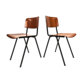 Marko Holland vintage school chairs lot of 2,1970 Netherlands