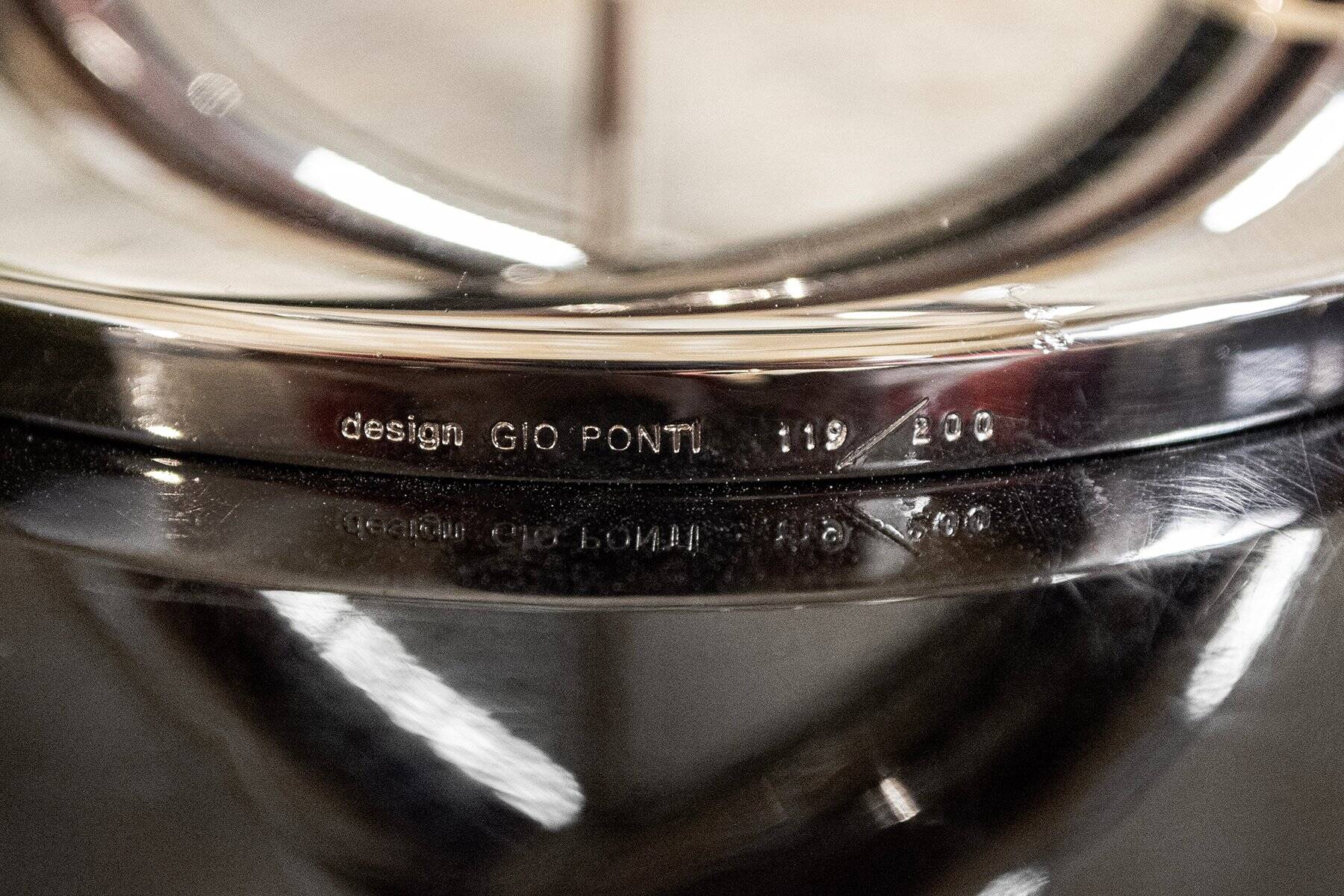 Fleche candelabrum plated in silver by Gio Ponti for Christofle, 1928