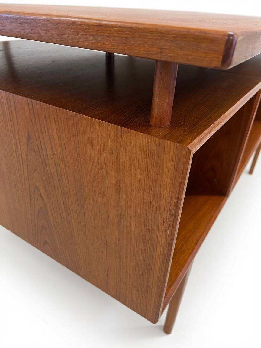 1960s Danish Teak Executive Desk