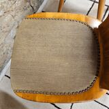 Set of 4 brutalist bistro chairs