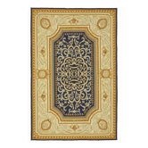 Tapis kilim aubusson vintage européen fait main 177 cm x 267 cm