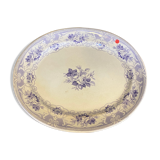 Plat faïence XIXe