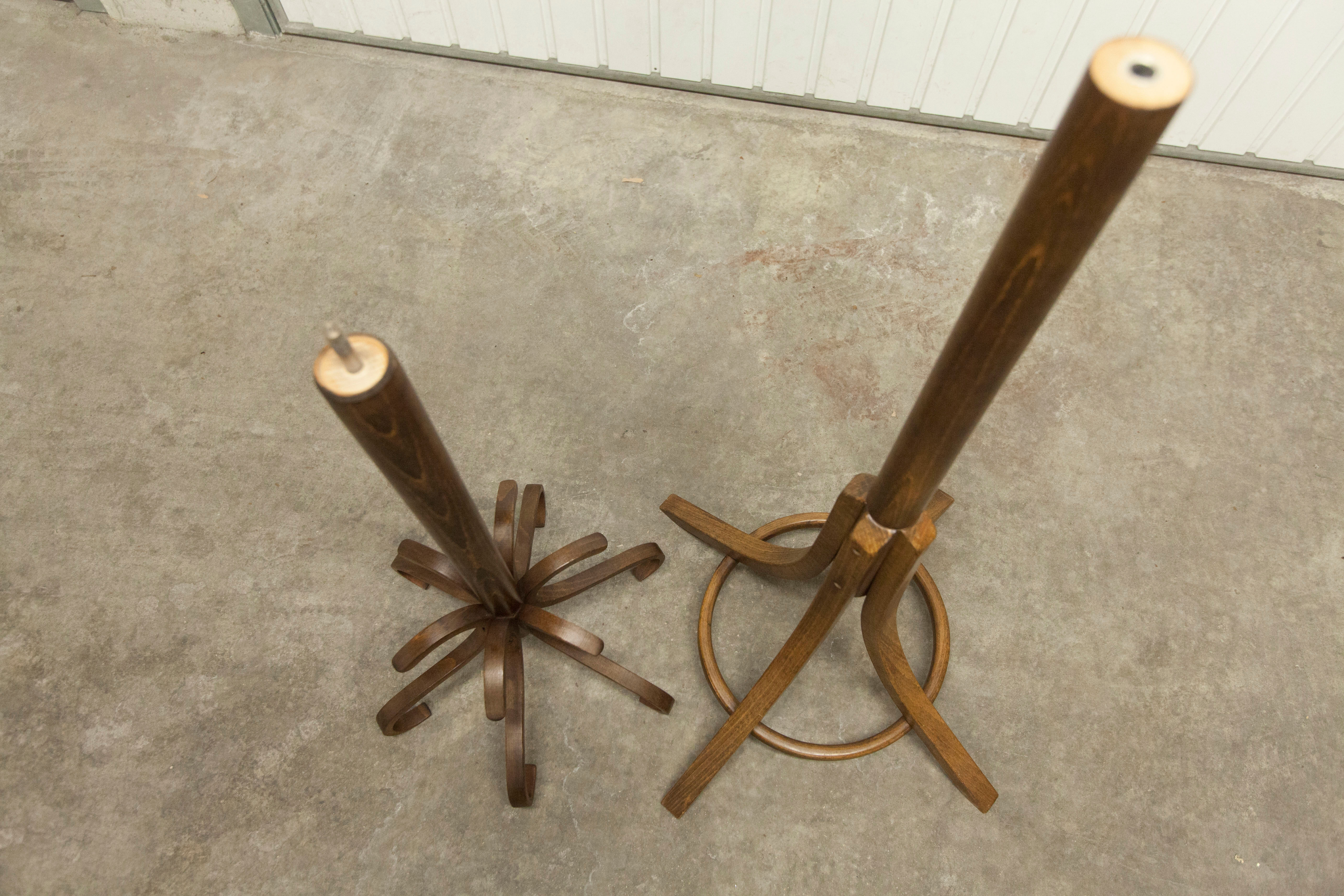 Baumann Parrot coat rack not stamped but belonging to a former factory worker