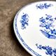 St Amand round hollow dish in blue earthenware