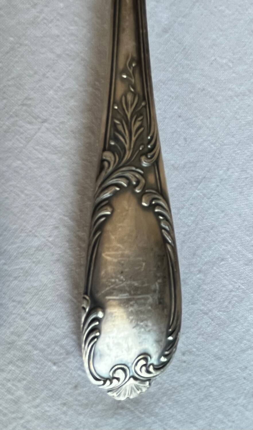 Silver metal cutlery (18 pieces)