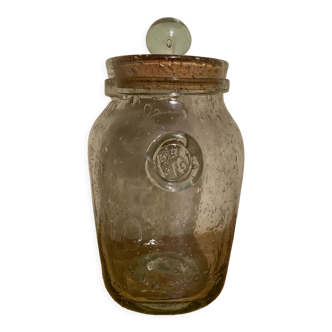 Glass jar of Biot