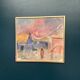Original Swedish Oil on Panel – “Figure in Landscape” by Poul K. Jörgensen