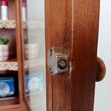 Old bathroom cabinet from the 40s in solid oak