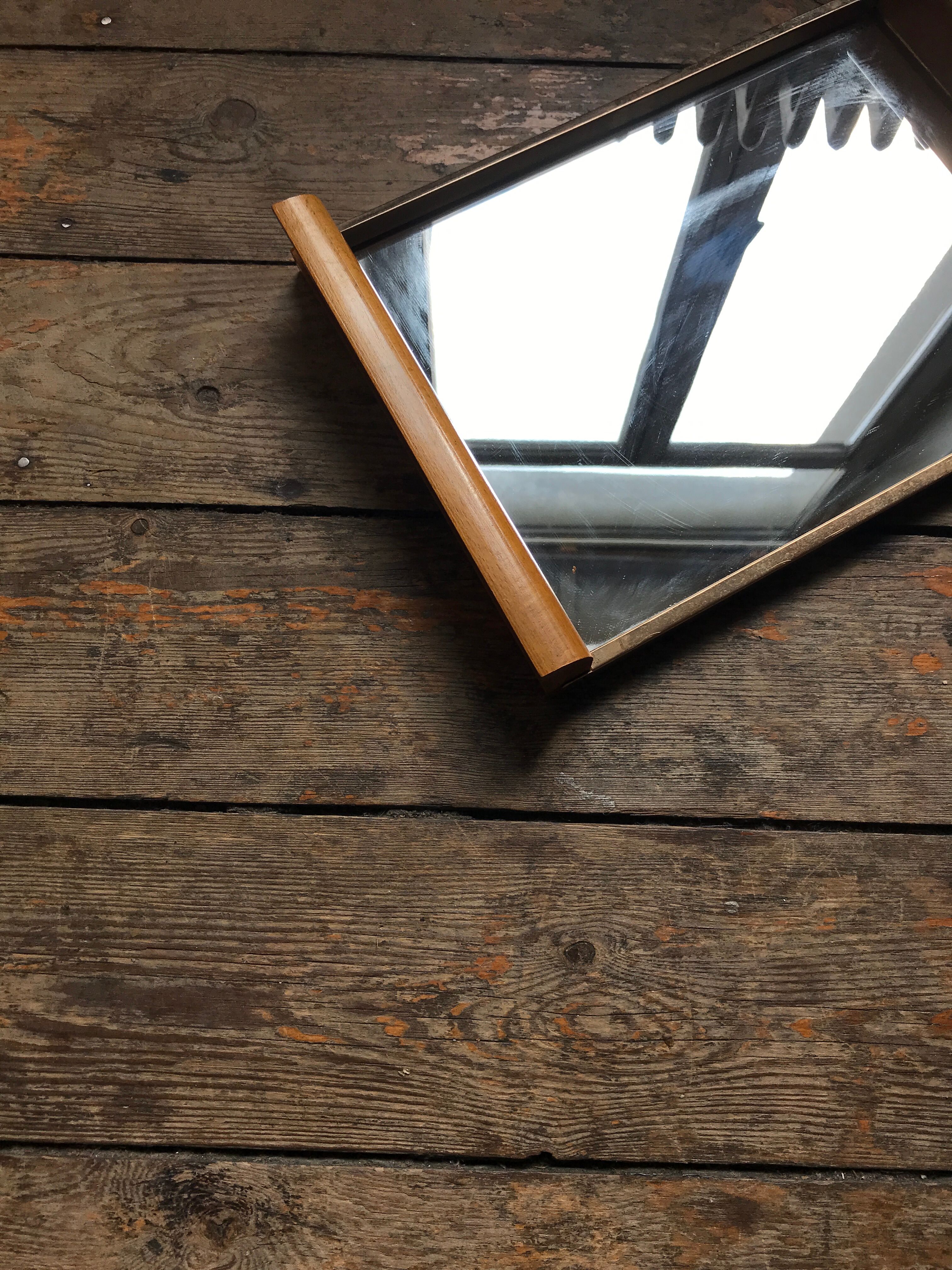 Art deco mirror tray
