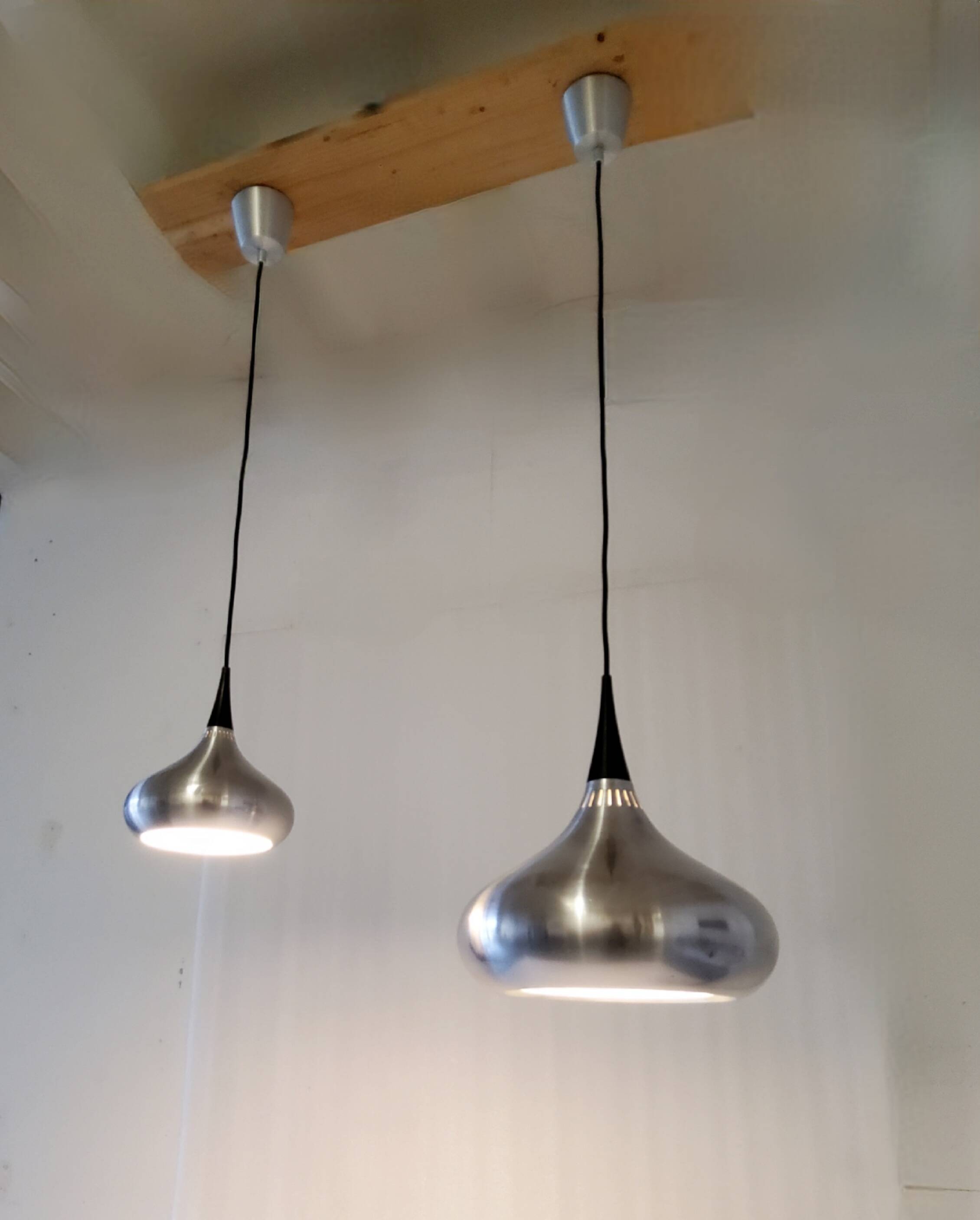 pair of Orient suspensions by Johannes Hammerborg, Scandinavian design, 1960s