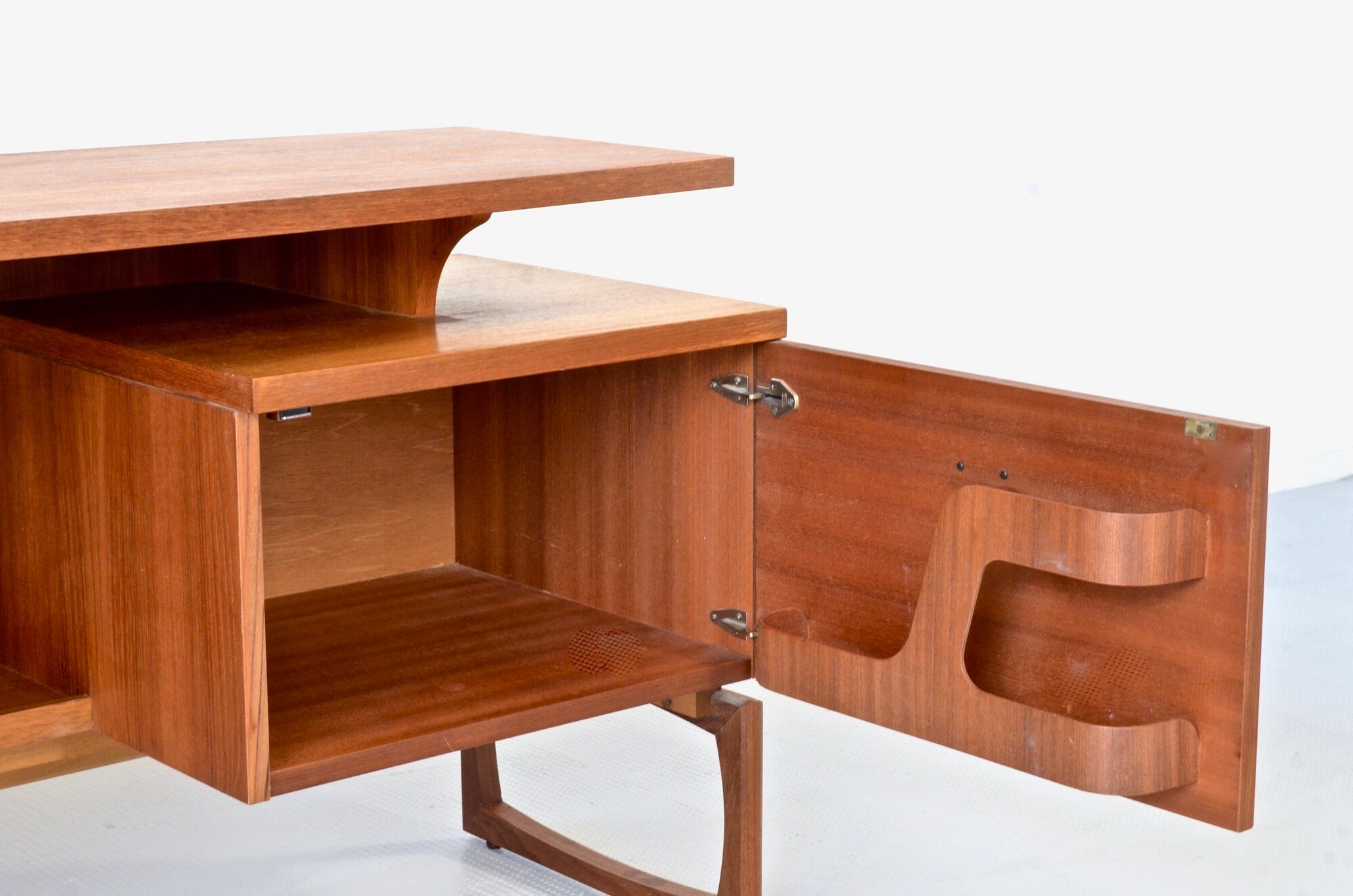 Midcentury G Plan floating top teak desk