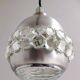 Aluminum, Crystal and Glass Pendant by Pia Guidetti Crippa for Lumi