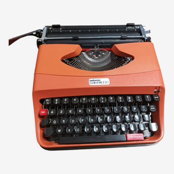 Antares Compact 20 orange typewriter