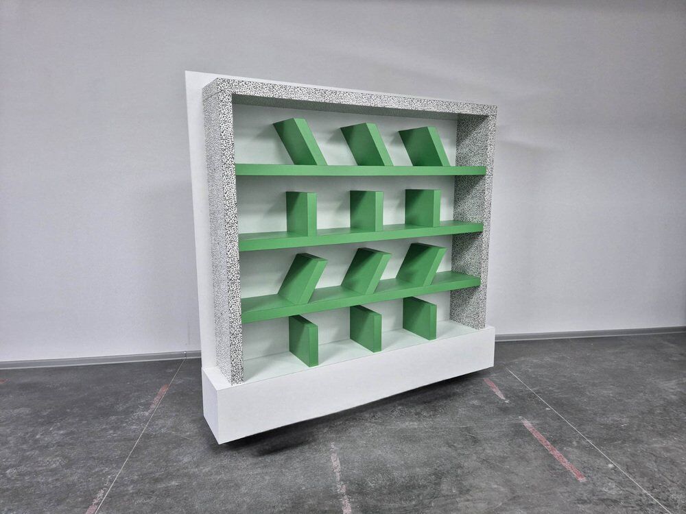 Suvretta bookcase by E. Sottsass for Memphis Milan