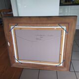 oil signed Josep Teixido Catalan painter Plag de Cadaqes