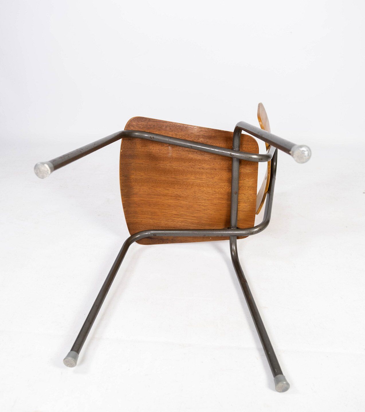 Set of two danish design teak office chairs