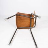 Set de deux chaises de bureau en teck de design danois