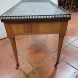 Louis XVI style cherry wood coffee table