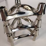 Set of three Nagel BMF candle holders