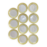 11 assiettes plates Luneville modèle Libourne
