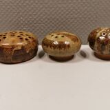 Three pierced vases (in Denmark we call them Mushroom vases)