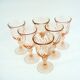 6 verres à vin Rosaline Luminarc Arcoroc France - vintage années 80