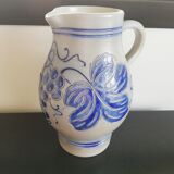 Pitcher in grey and blue Alsace sandstone