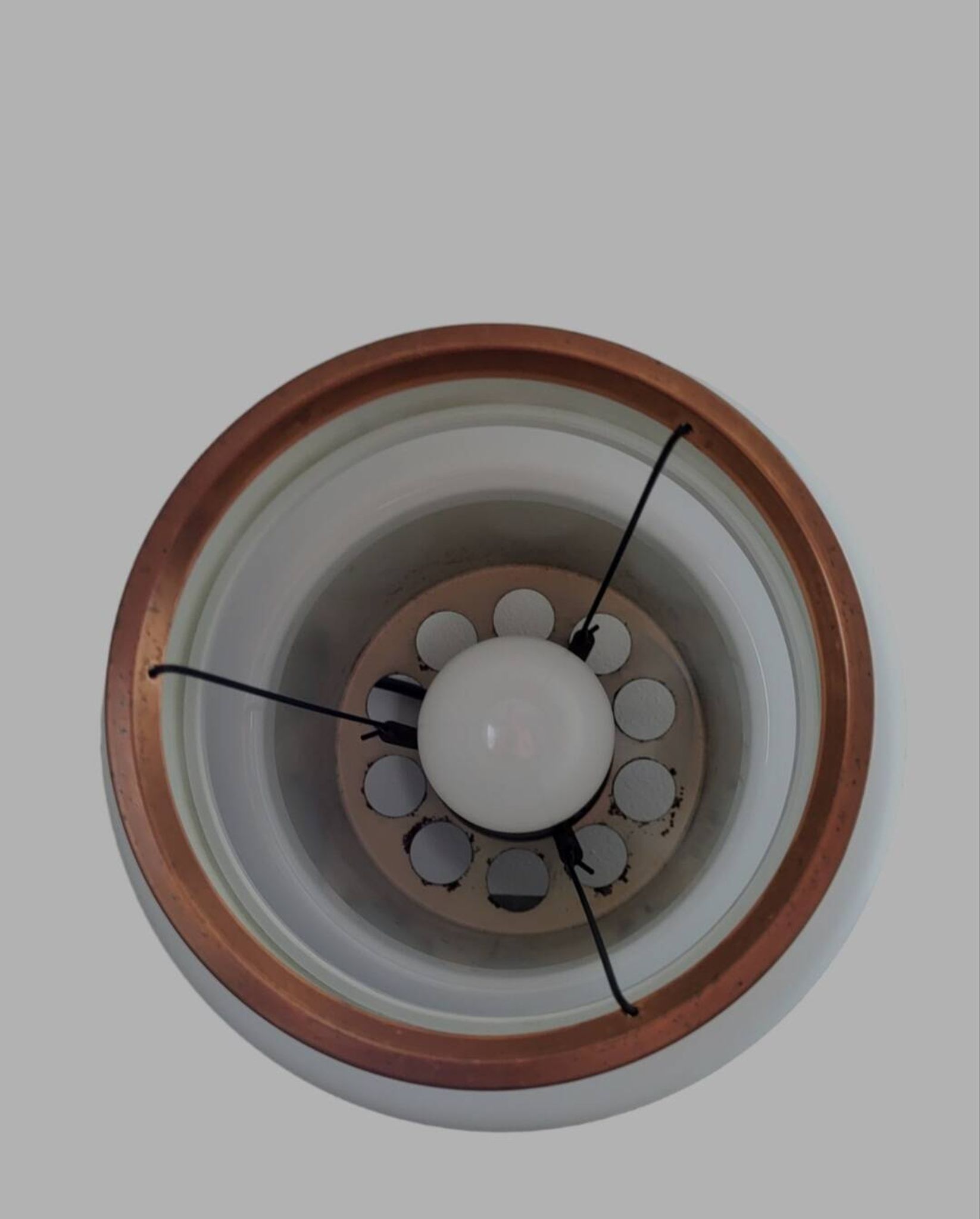 Suspension de style industriel par Louis Kalff pour Philips, Pays-Bas 1960