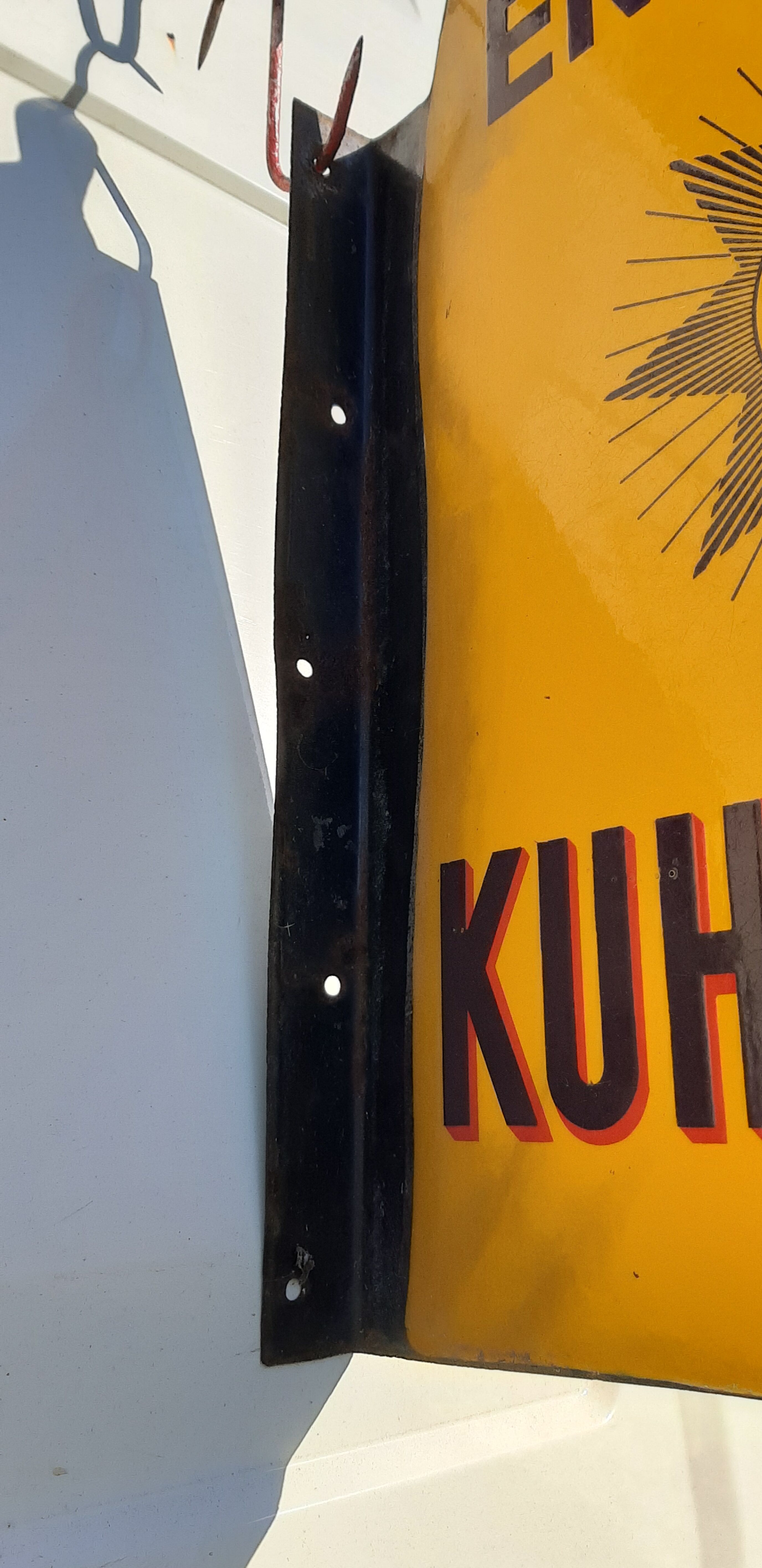 Enamelled plate Kuhlmann