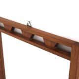 Miroir scandinave en teck, Suède 1960, 72 x 38cm