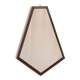 Vintage Italian pentagon-shaped mirror, 1960s