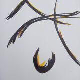 India ink abstraction lyrical dancers
