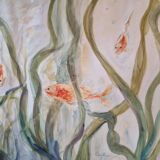Goldfish painting table