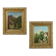 Pair of “Country Scenes” Paintings, signed A. Minne – Late 19th century