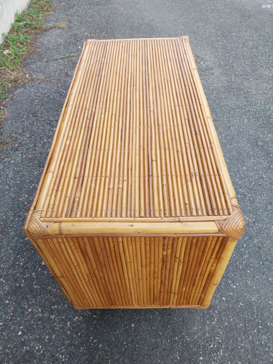 Bamboo chest of drawers