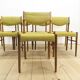 Ensemble de 8 chaises en palissandre, années 1960