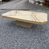 Travertine coffee table from the 70s/80s.