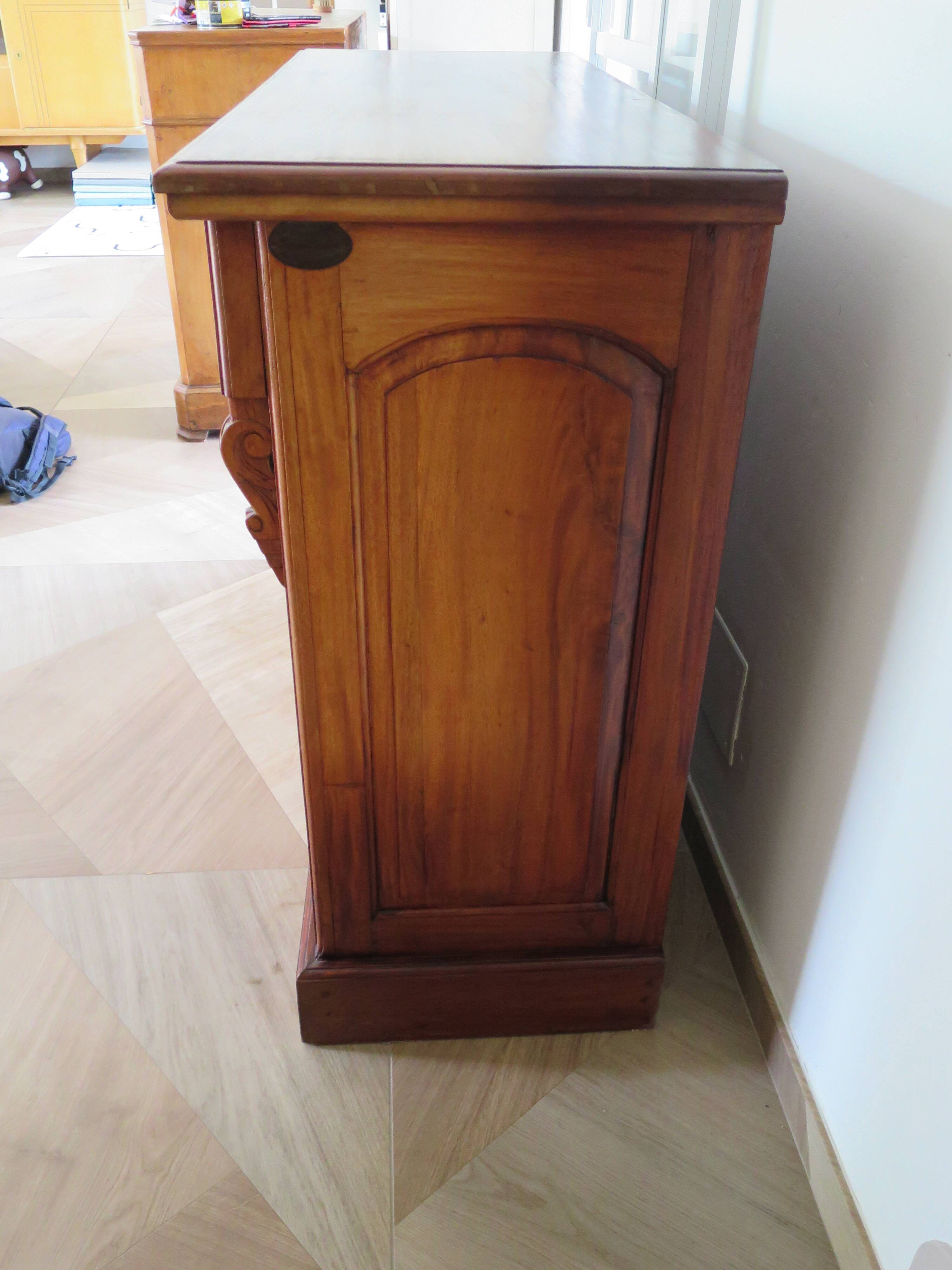 Rare mahogany buffet 2 doors-2 drawers - English style - Sideboard -Kareen Mausfield
