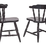 Set of 8 "Cabriolet" bistro chairs