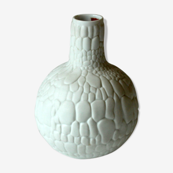 Bisque porcelain vase AK Kaiser, marked, Vintage