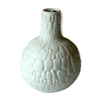 Bisque porcelain vase AK Kaiser, marked, Vintage