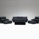 Living room set by Percival Lafer in leather Lafer SA Brazil